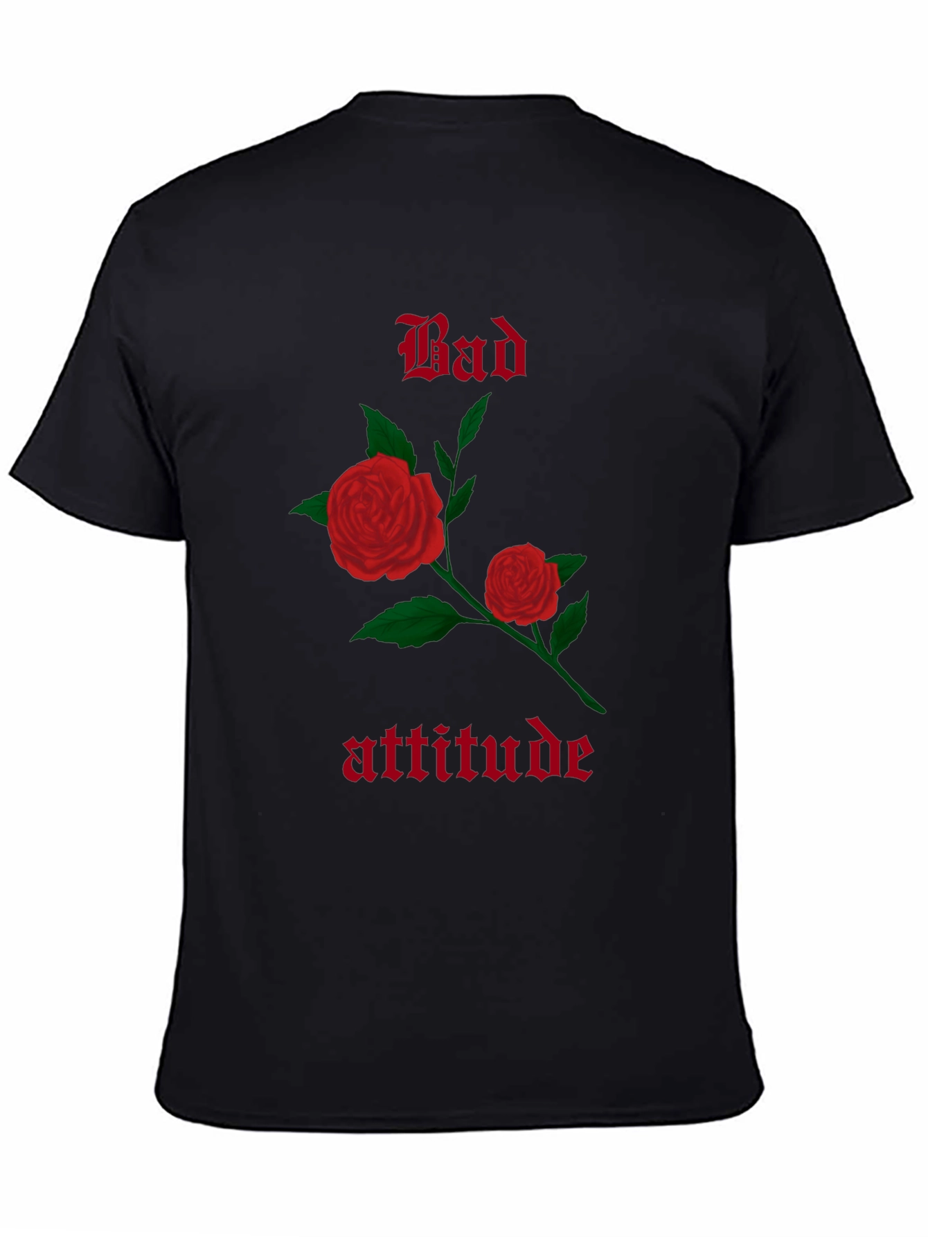 Bad Attitude Rose Graphic T-Shirt