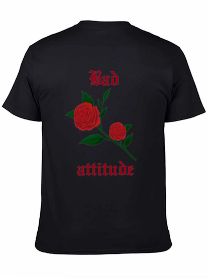 Bad Attitude Rose Graphic T-Shirt