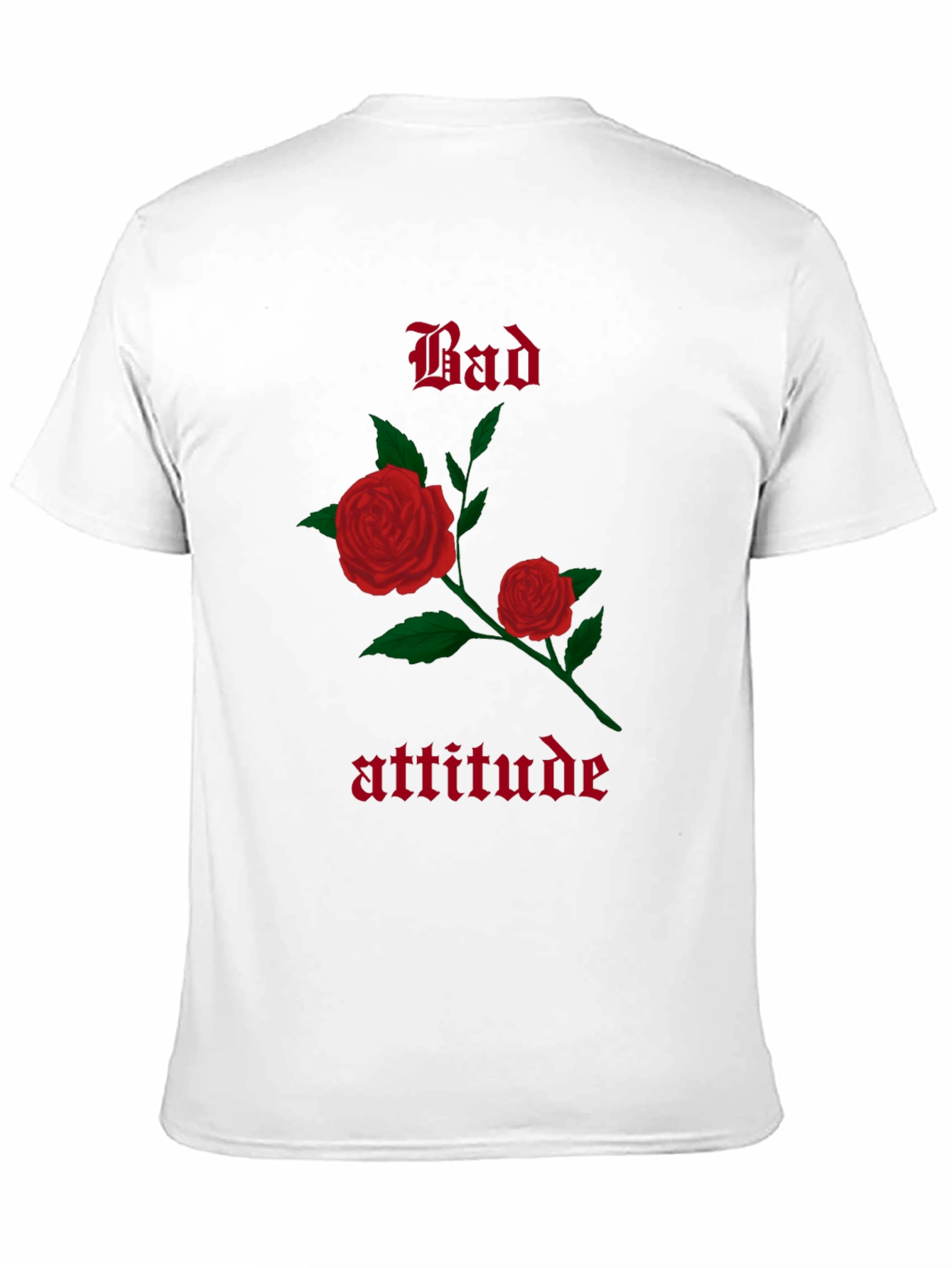 Bad Attitude Rose Graphic T-Shirt
