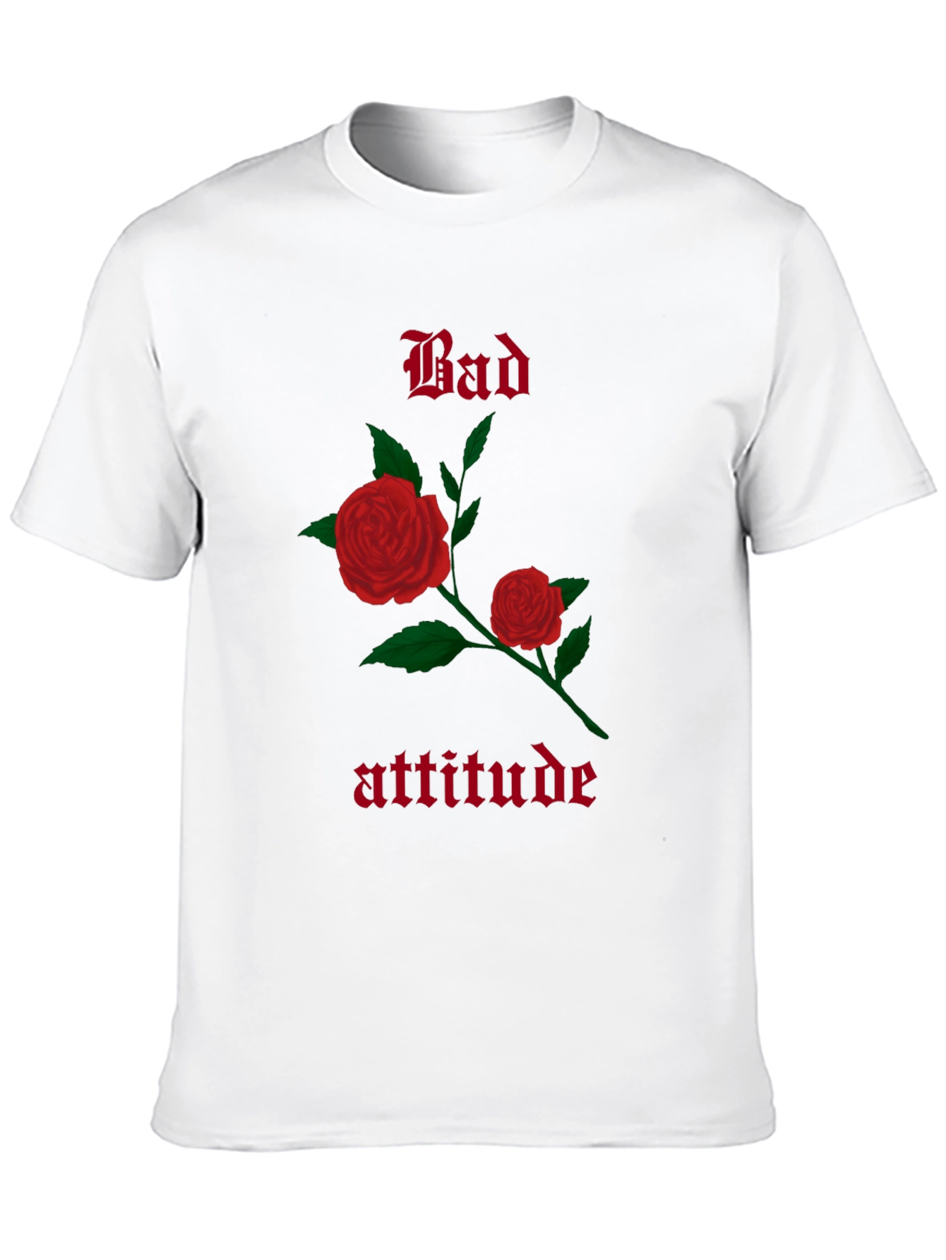 Bad Attitude Rose Graphic T-Shirt