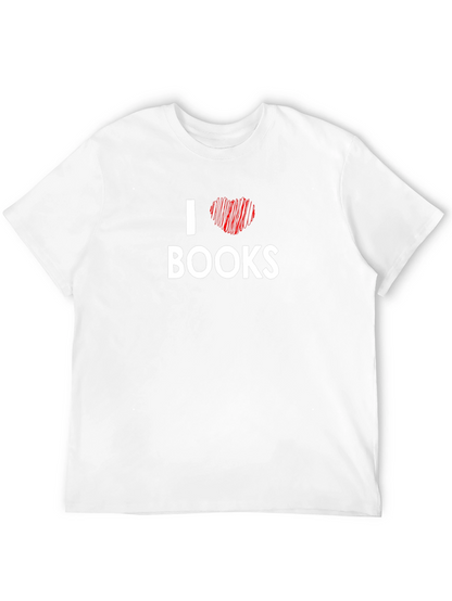 I Heart Books Graphic T-Shirt - Black