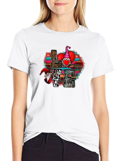 LOVE Gnome Valentines Day T-Shirt