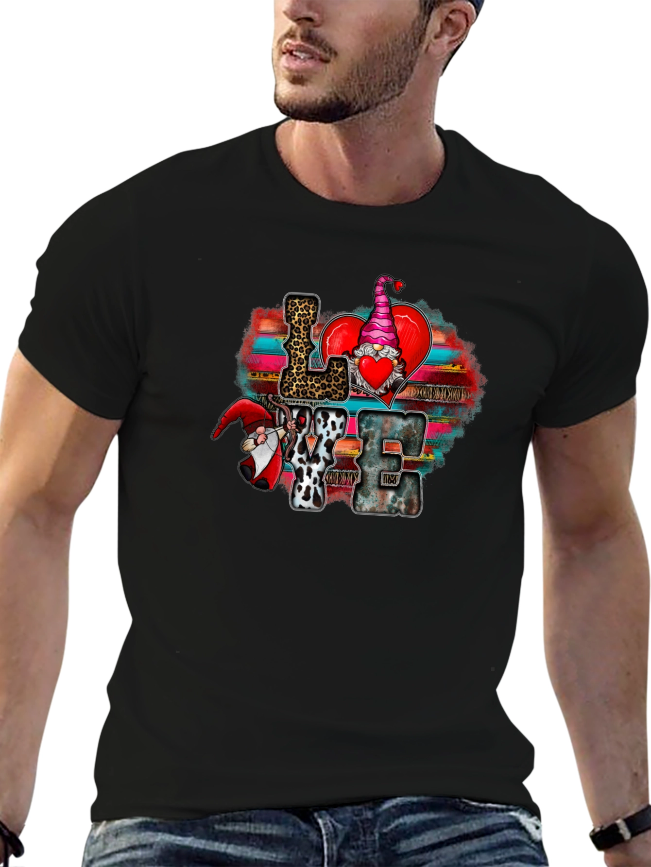LOVE Gnome Valentines Day T-Shirt