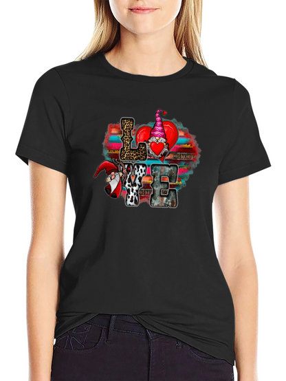 LOVE Gnome Valentines Day T-Shirt