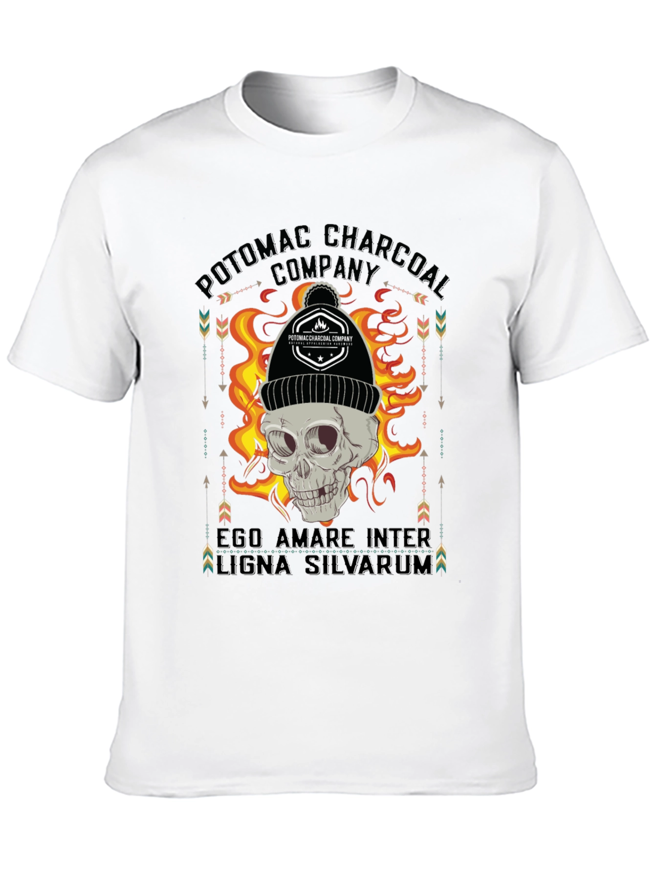 Potomac Charcoal Skull Graphic T-Shirt