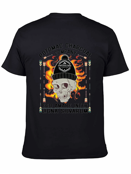 Potomac Charcoal Skull Graphic T-Shirt