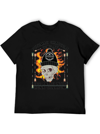 Potomac Charcoal Skull Graphic T-Shirt
