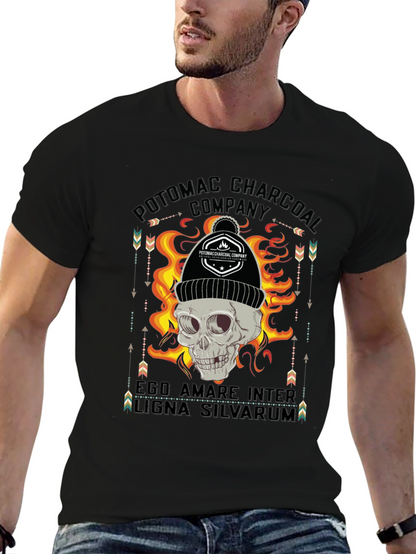 Potomac Charcoal Skull Graphic T-Shirt