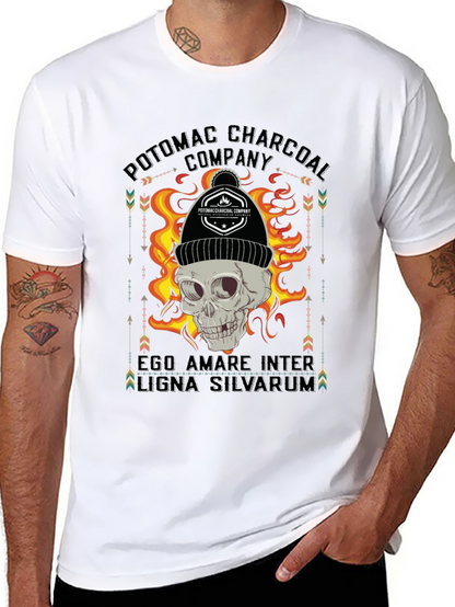 Potomac Charcoal Skull Graphic T-Shirt