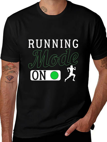 Running Mode On Graphic T-Shirt