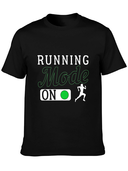 Running Mode On Graphic T-Shirt