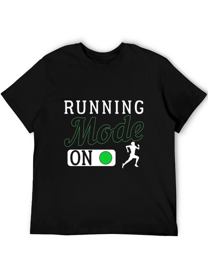 Running Mode On Graphic T-Shirt