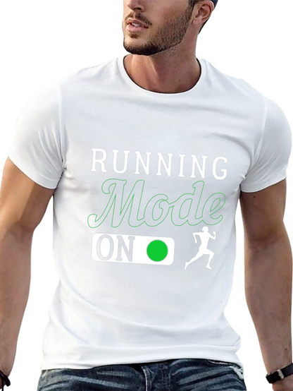 Running Mode On Graphic T-Shirt