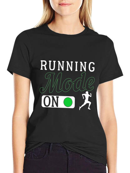 Running Mode On Graphic T-Shirt