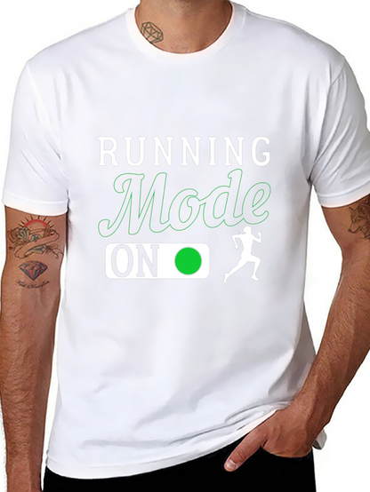 Running Mode On Graphic T-Shirt