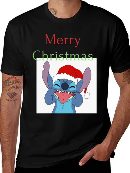 Merry Christmas Stitch T-Shirt