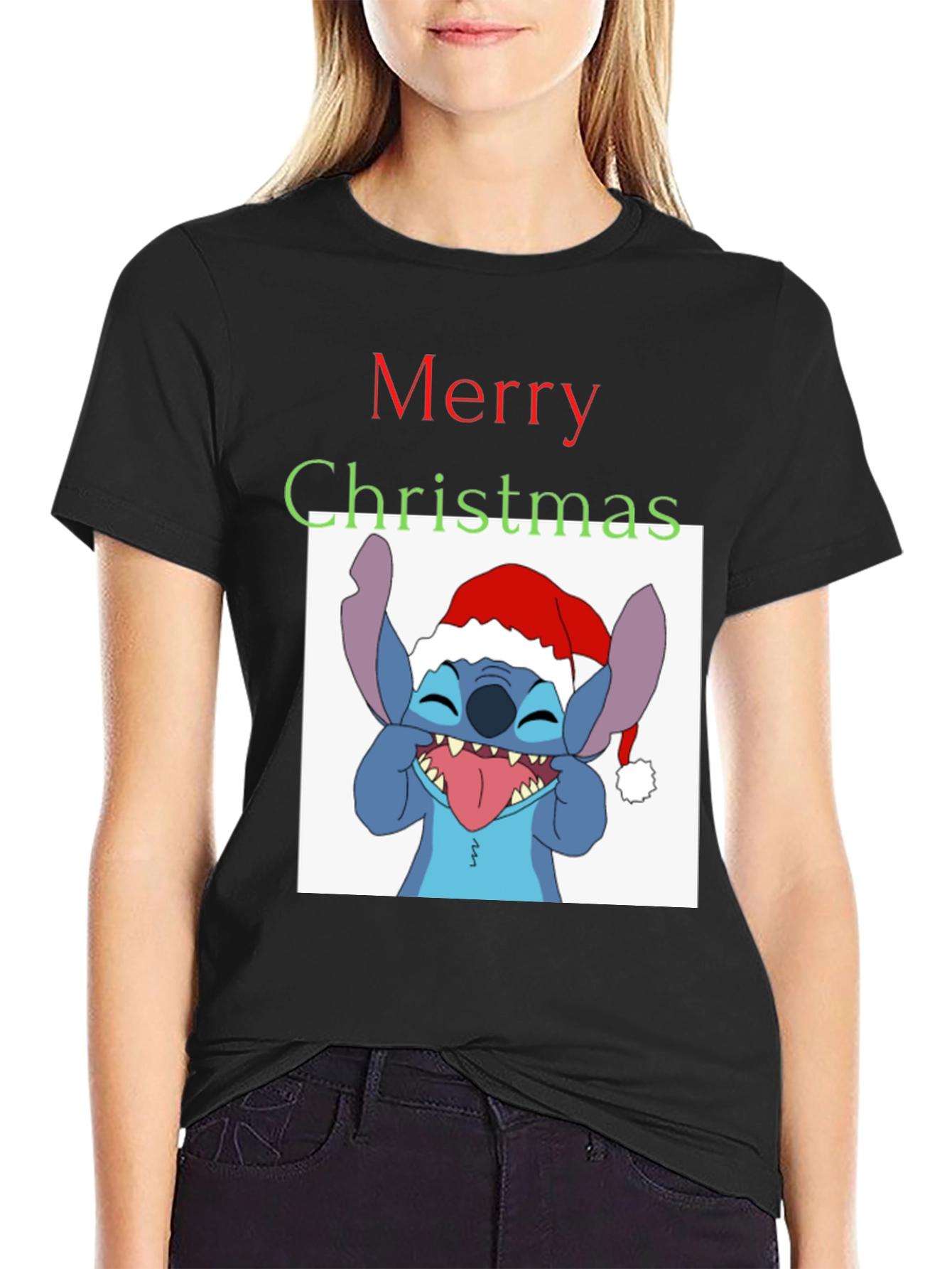 Merry Christmas Stitch T-Shirt