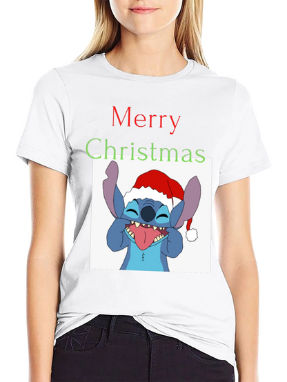 Merry Christmas Stitch T-Shirt