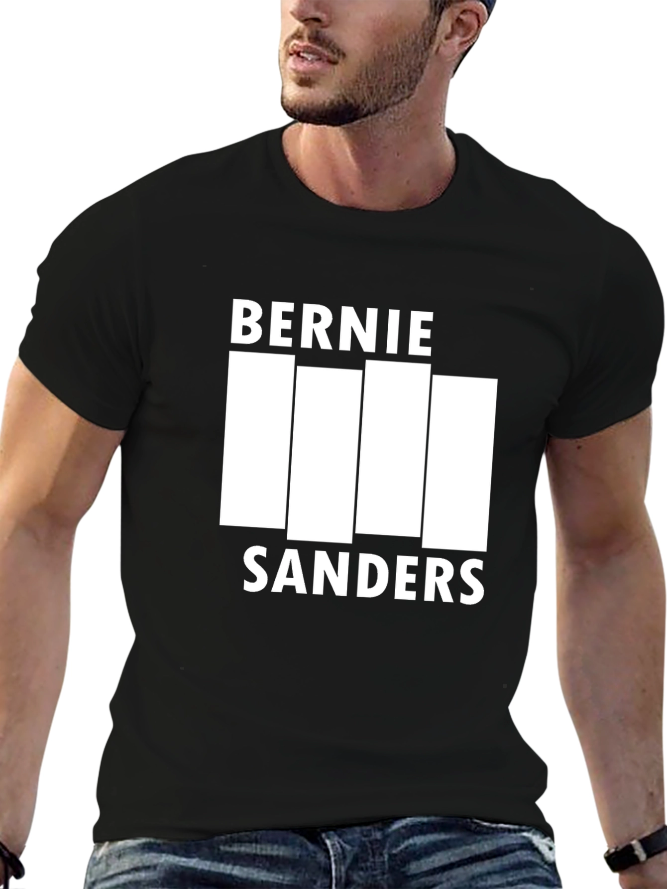 Bernie Sanders Black Flag Inspired T-Shirt