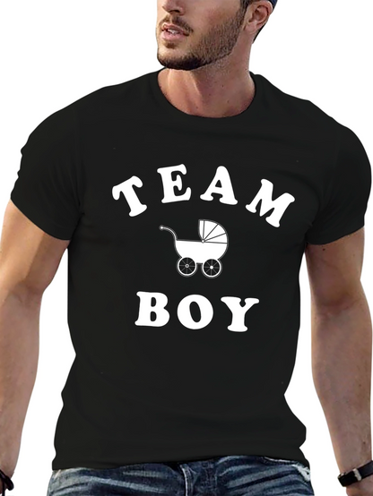 Team Boy Gender Reveal T-Shirt - Expecting Parents