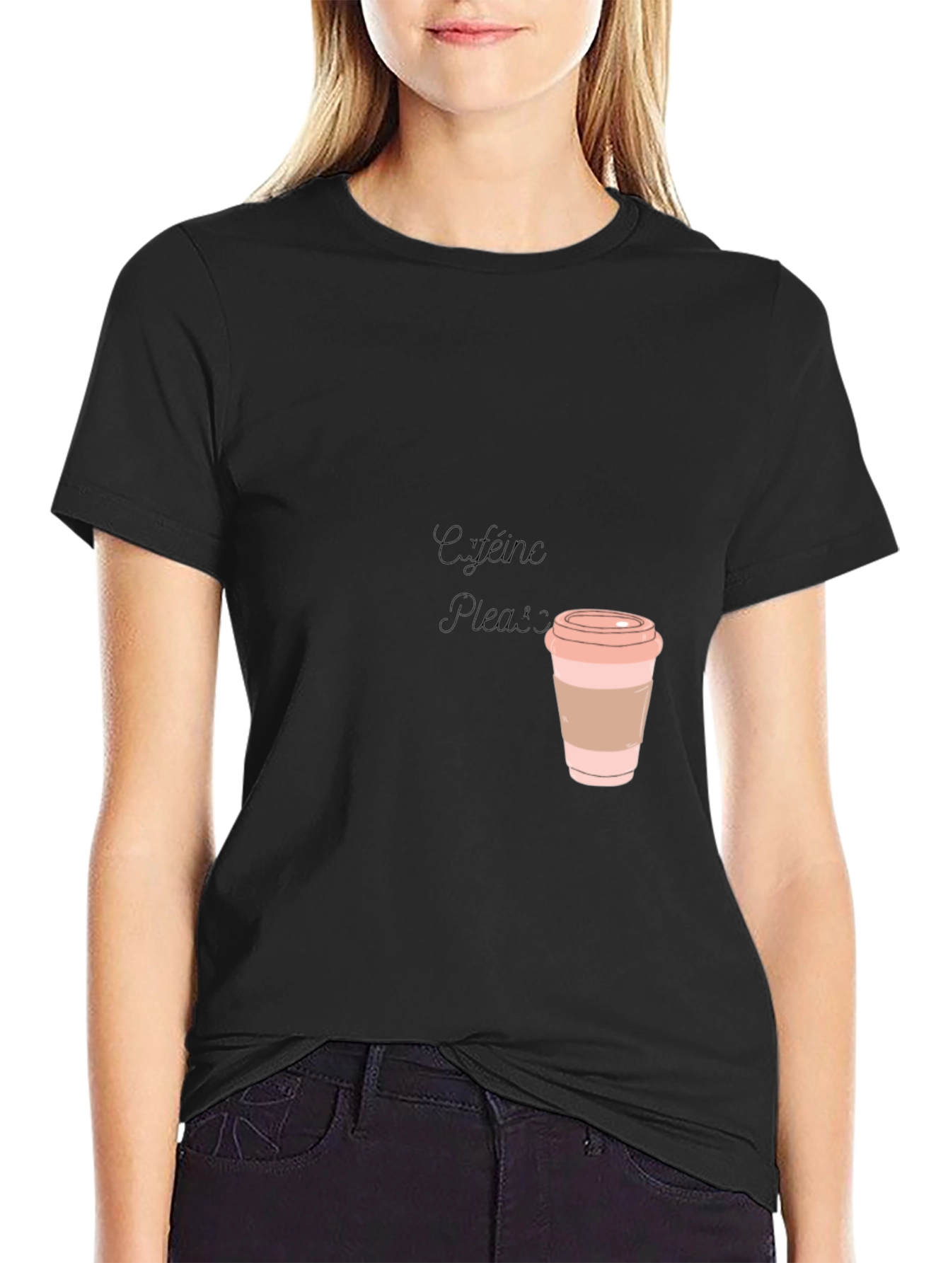 Espresso Please Black T-Shirt