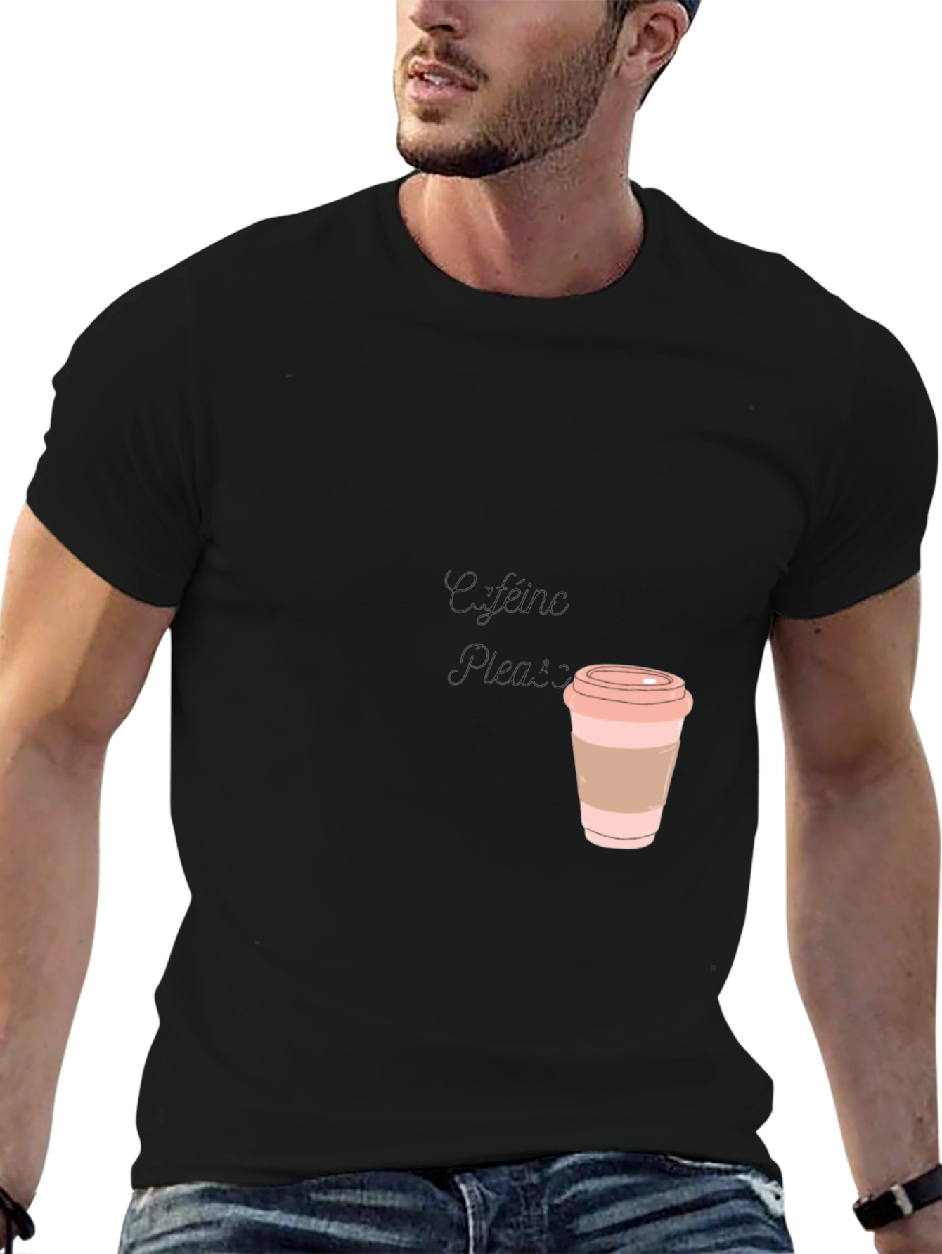 Espresso Please Black T-Shirt