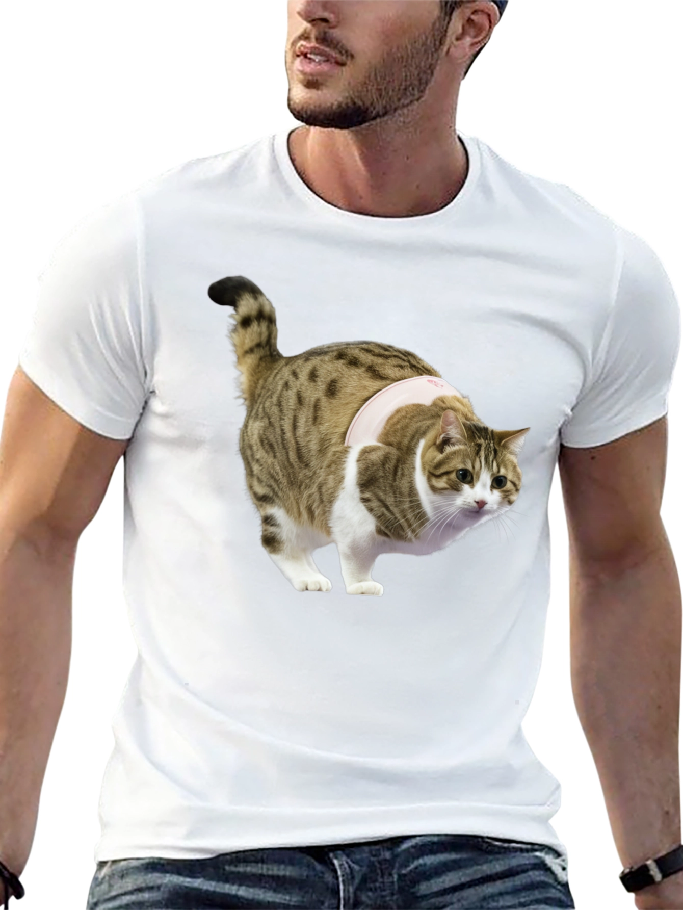 Funny Cat T-Shirt - Unique Graphic Tee