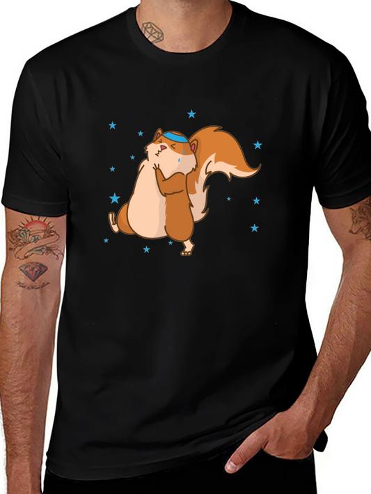 Funny Squirrel Hug T-Shirt - Unisex Cotton Tee