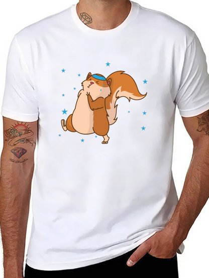 Funny Squirrel Hug T-Shirt - Unisex Cotton Tee