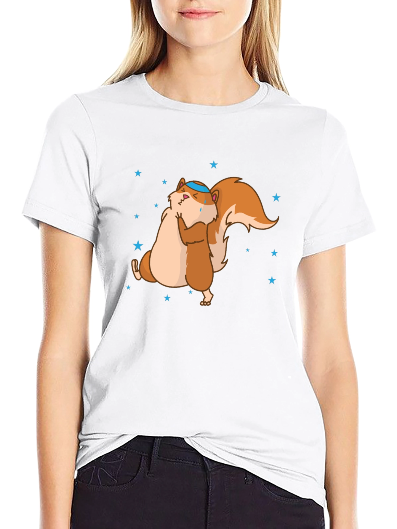 Funny Squirrel Hug T-Shirt - Unisex Cotton Tee