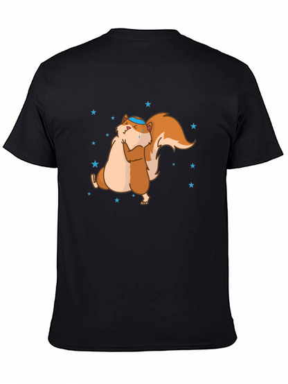 Funny Squirrel Hug T-Shirt - Unisex Cotton Tee