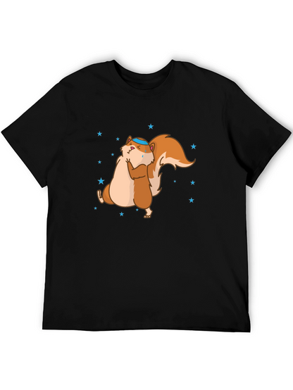 Funny Squirrel Hug T-Shirt - Unisex Cotton Tee