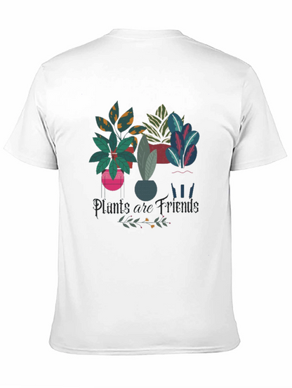 Plants are Friends Black Graphic Tee