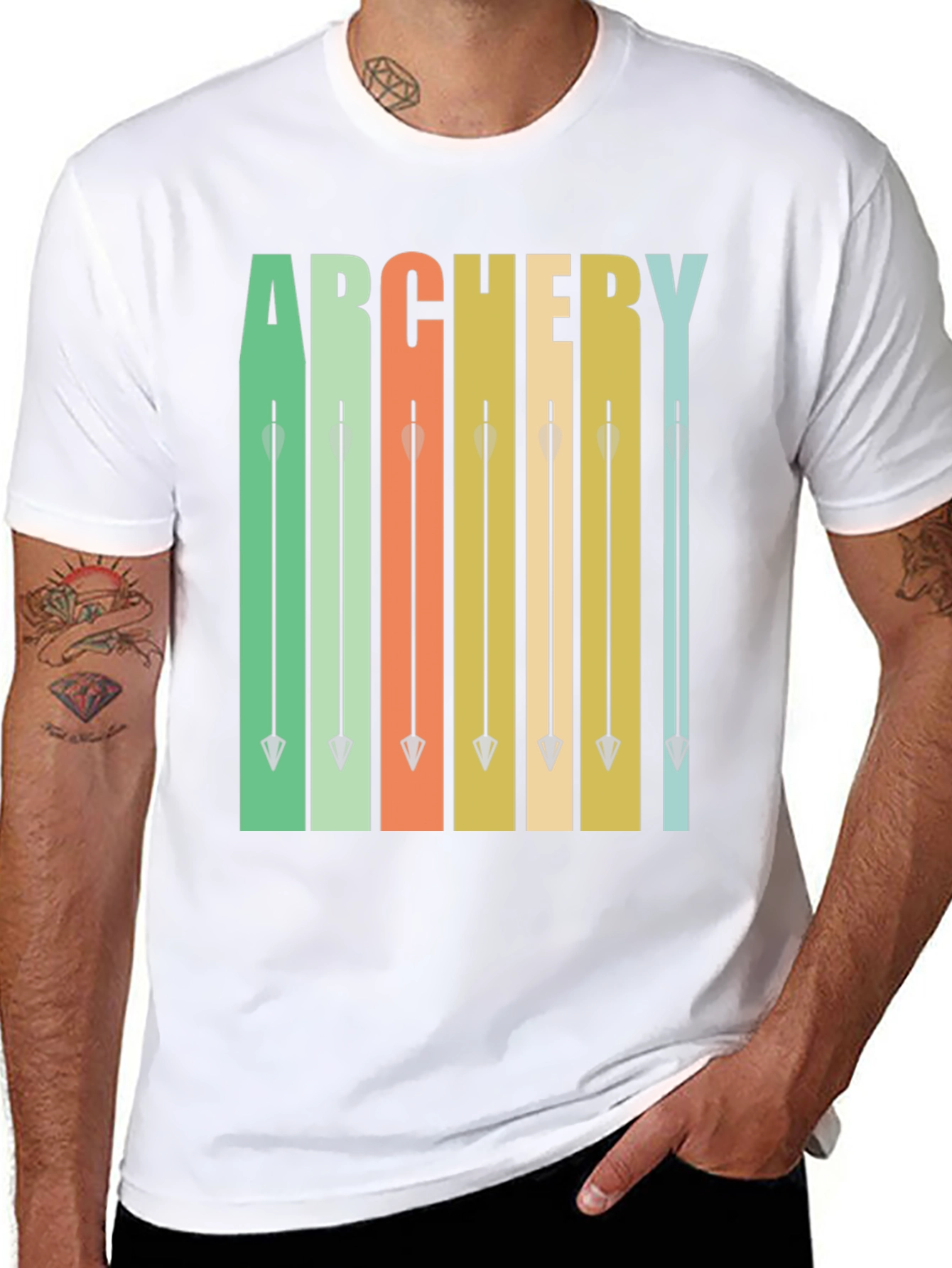 Archery Arrows Retro Style T-Shirt