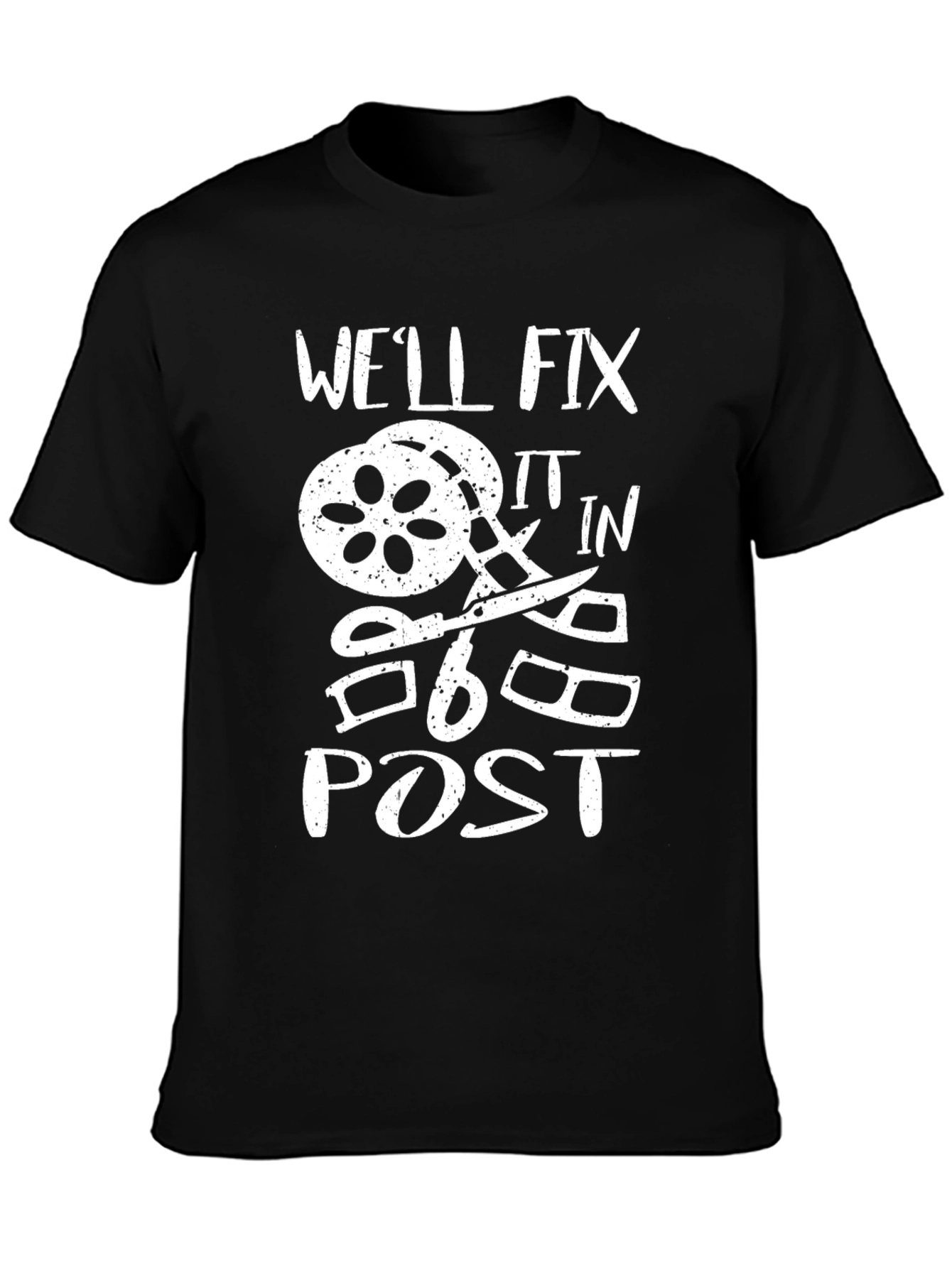 Well Fix It in Post Black Crewneck T-Shirt