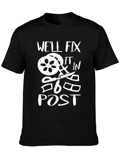Well Fix It in Post Black Crewneck T-Shirt