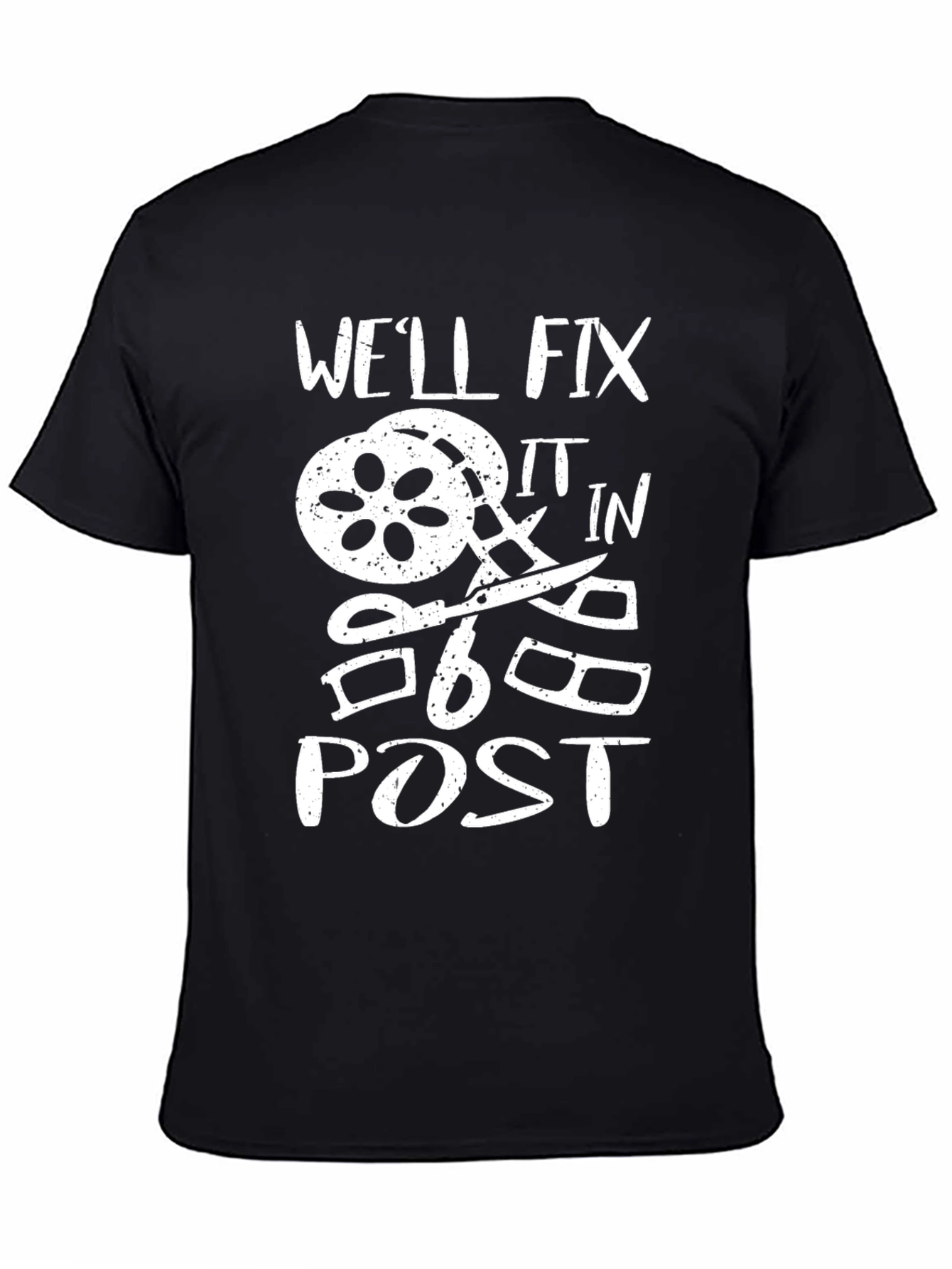 Well Fix It in Post Black Crewneck T-Shirt