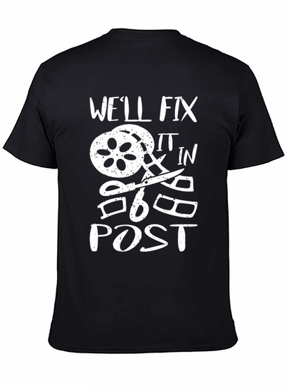 Well Fix It in Post Black Crewneck T-Shirt