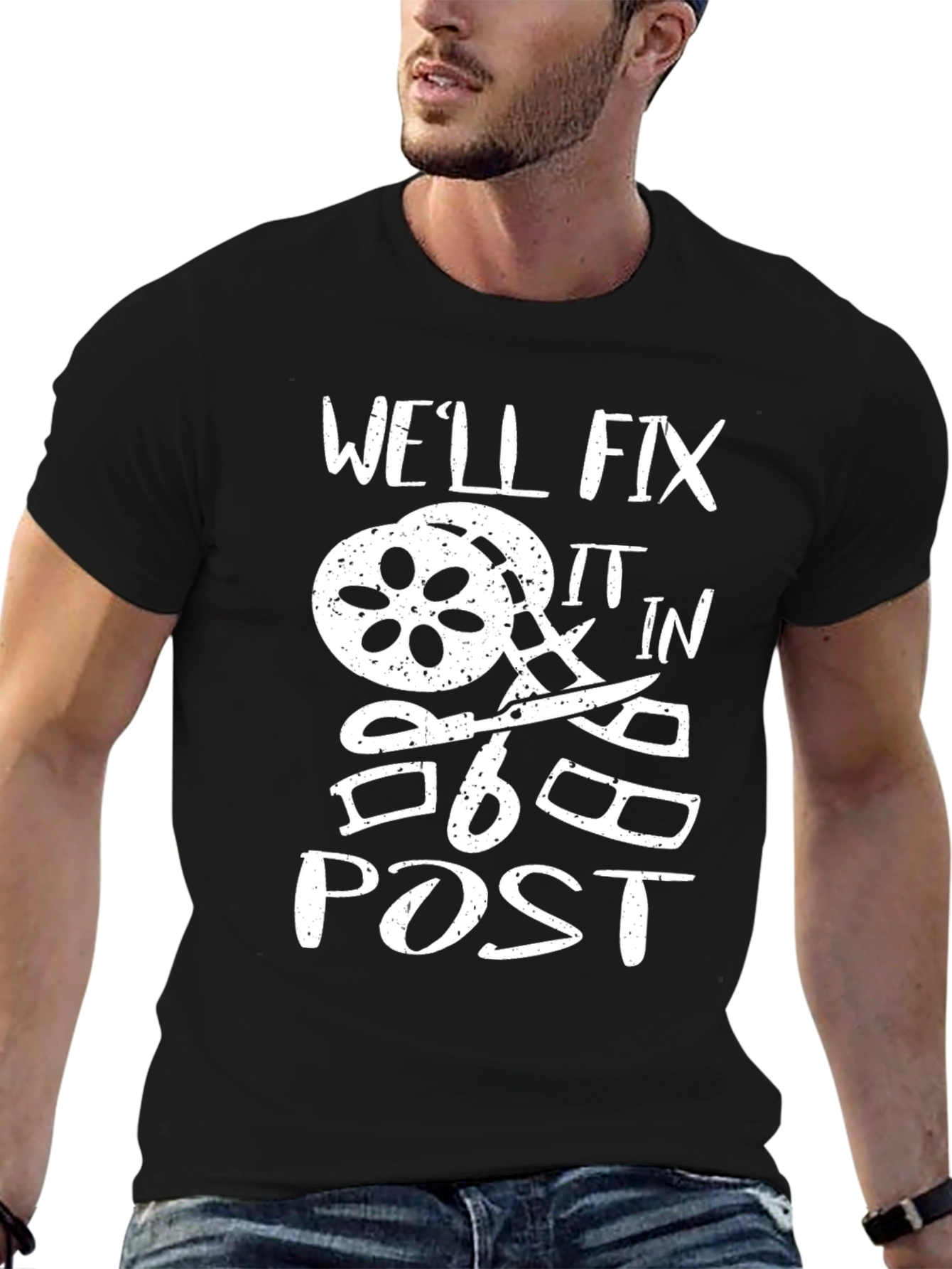 Well Fix It in Post Black Crewneck T-Shirt