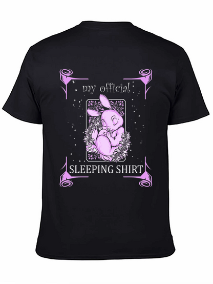 My Official Sleeping Shirt - Bunny Graphic Tee