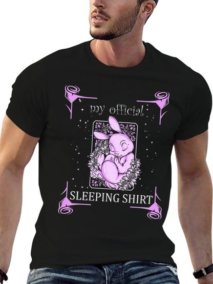 My Official Sleeping Shirt - Bunny Graphic Tee
