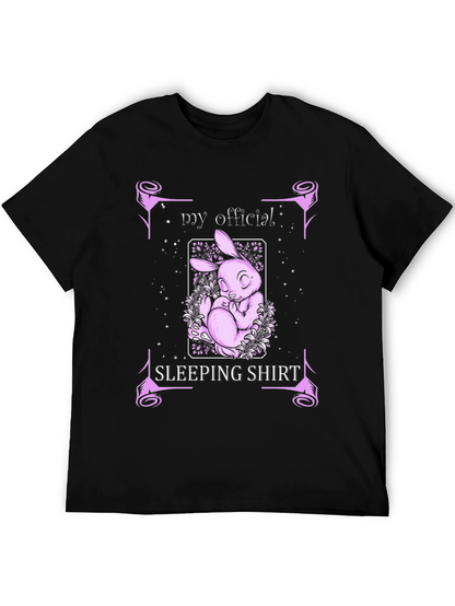 My Official Sleeping Shirt - Bunny Graphic Tee