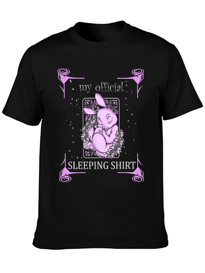 My Official Sleeping Shirt - Bunny Graphic Tee