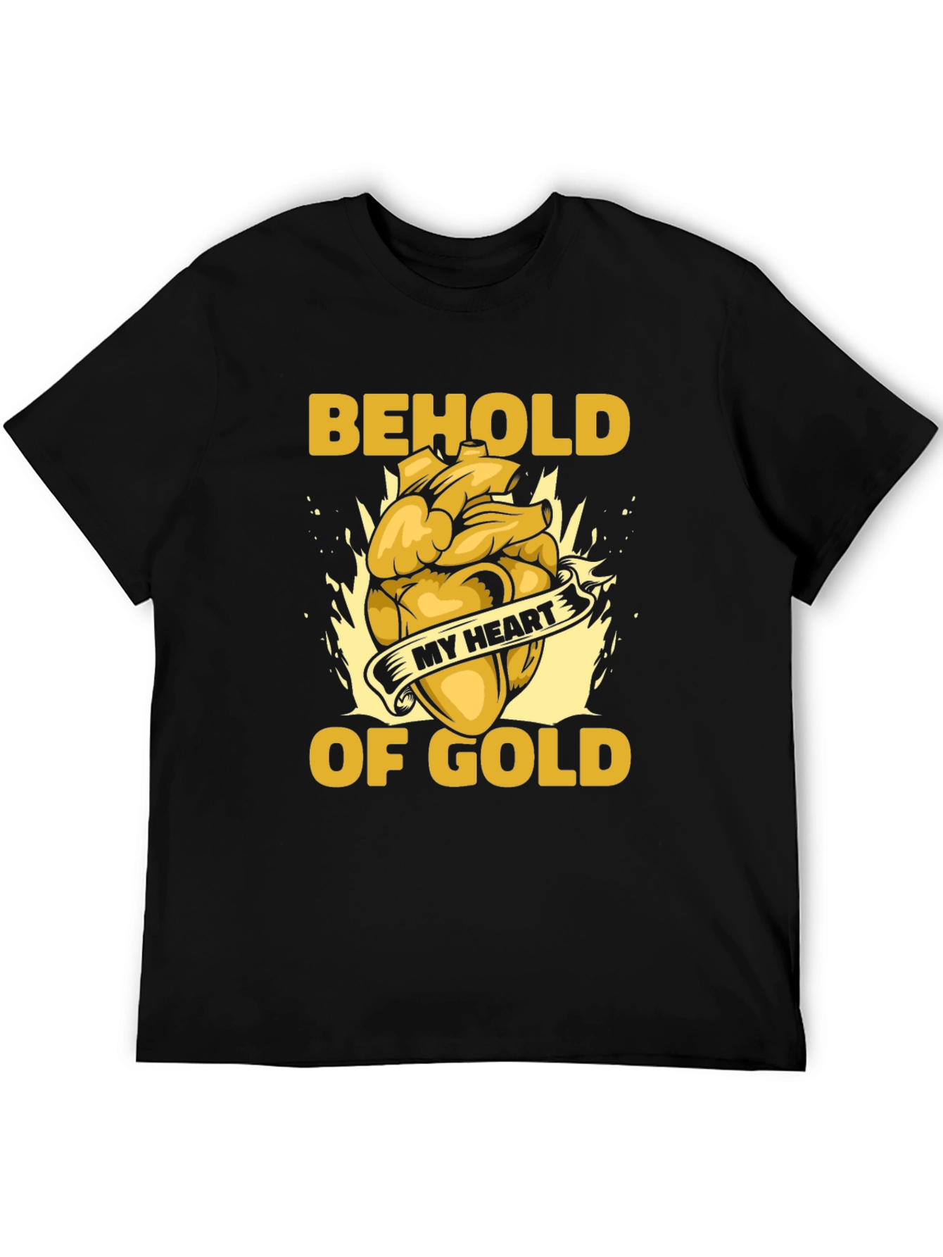 Behold My Heart of Gold Graphic Tee