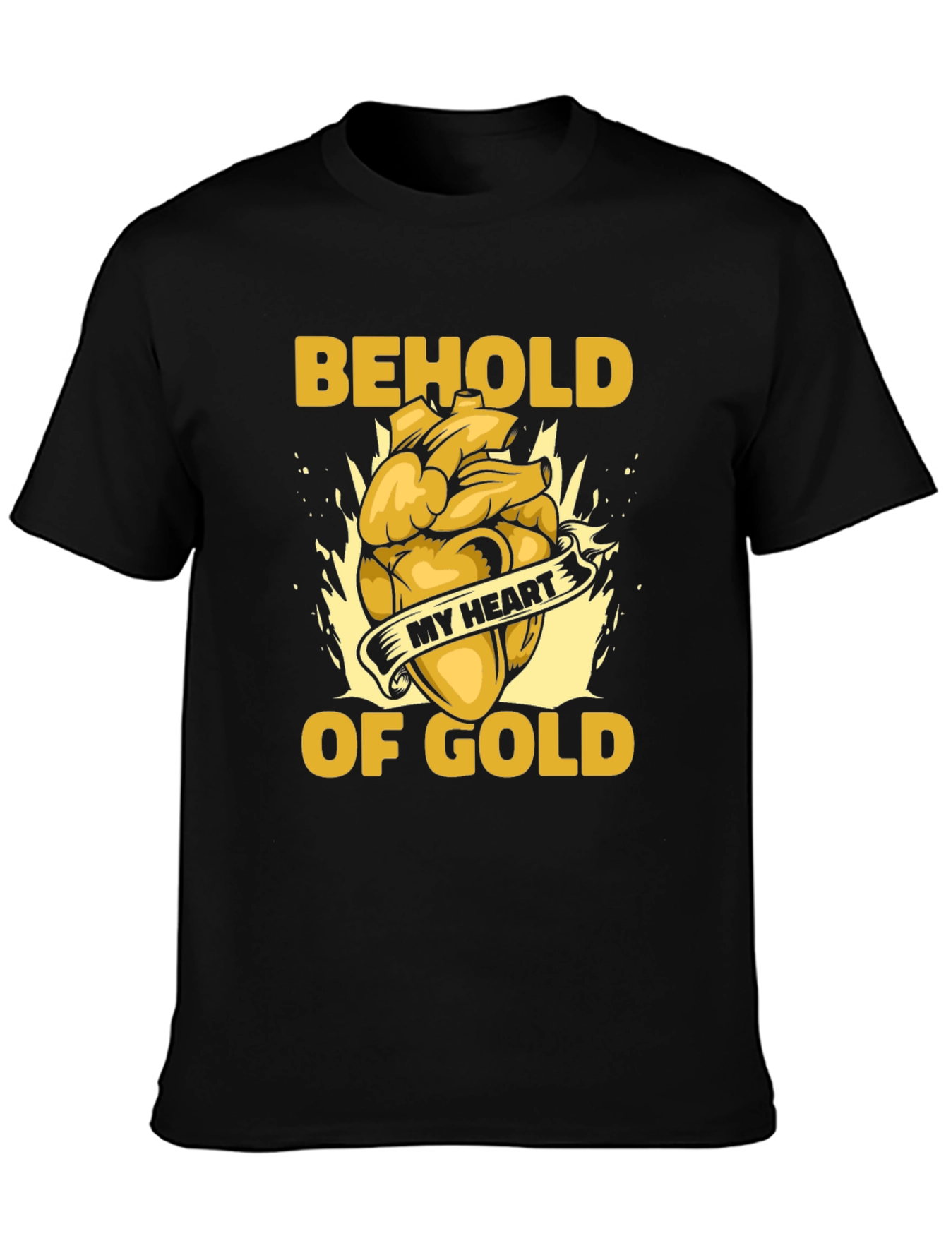 Behold My Heart of Gold Graphic Tee