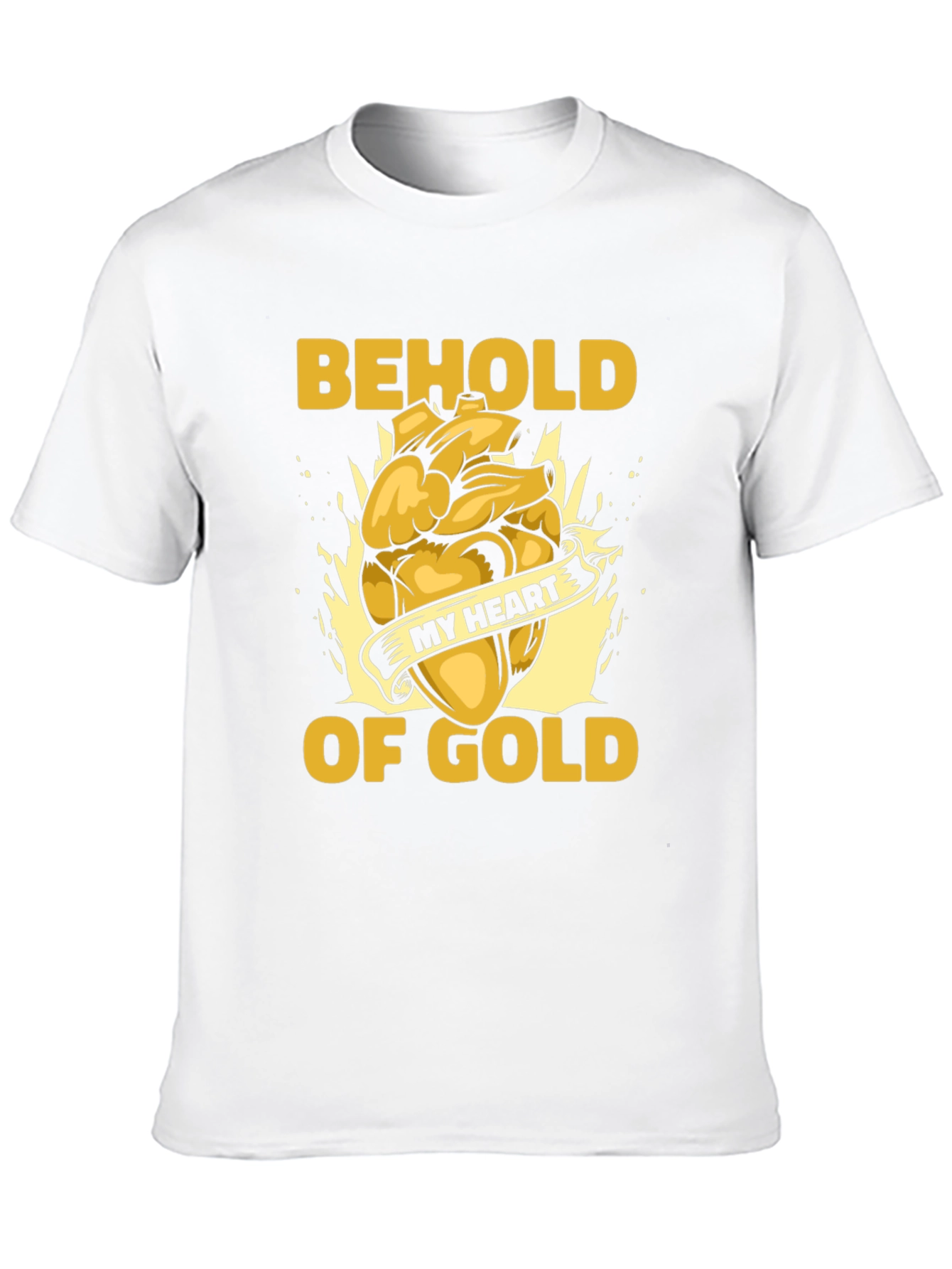 Behold My Heart of Gold Graphic Tee