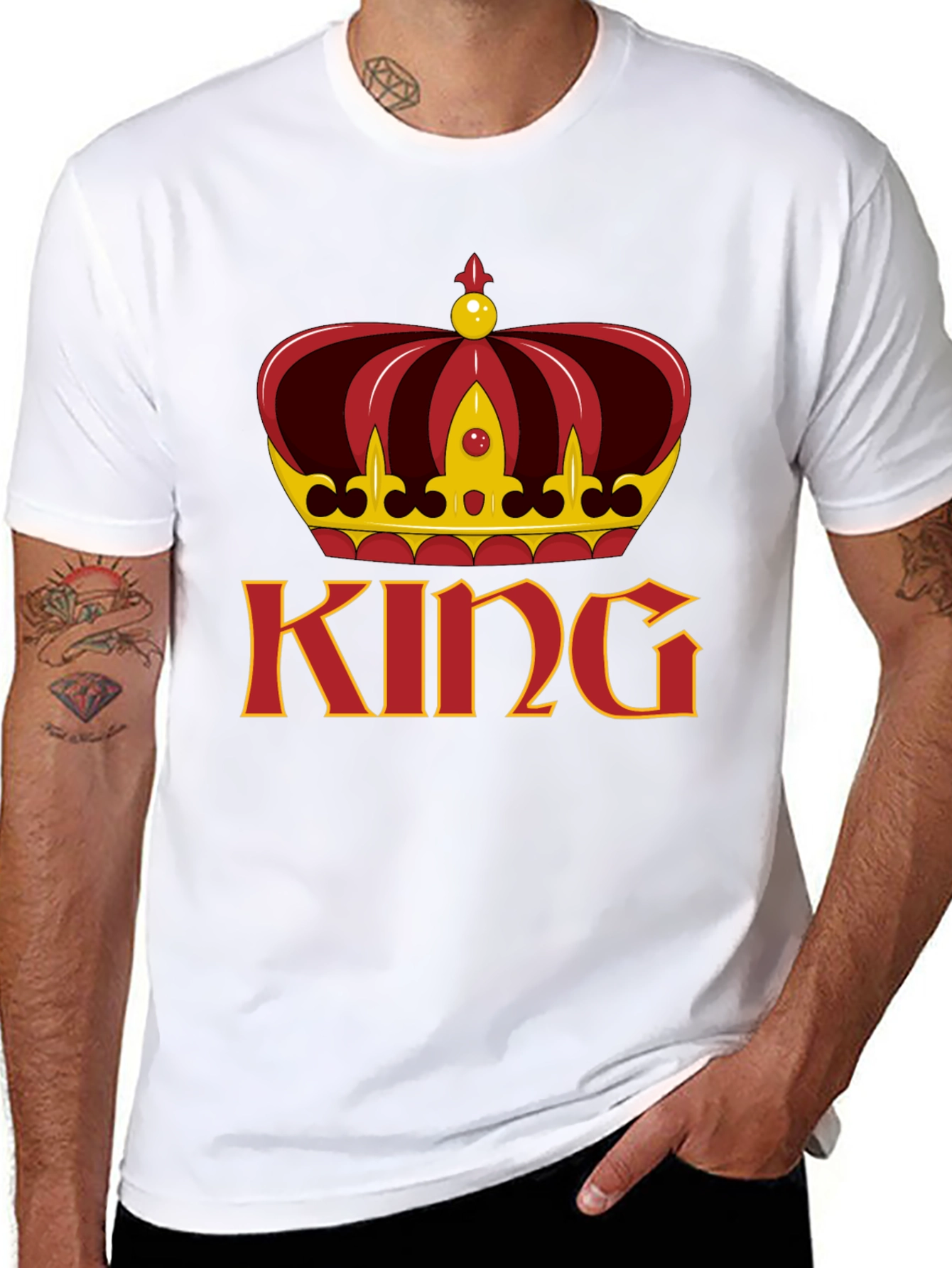 King Crown Graphic Tee - Bold Statement Shirt