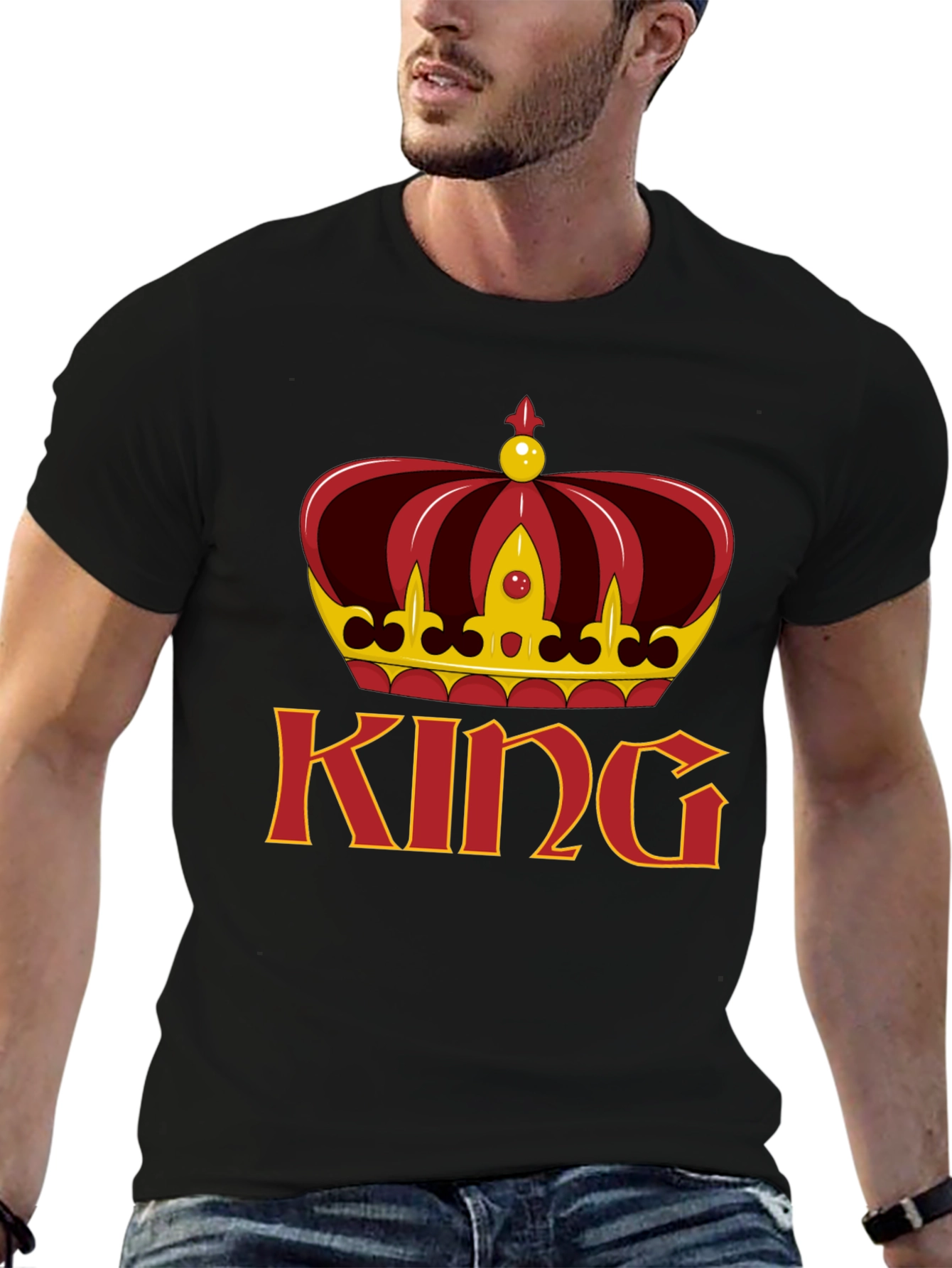 King Crown Graphic Tee - Bold Statement Shirt