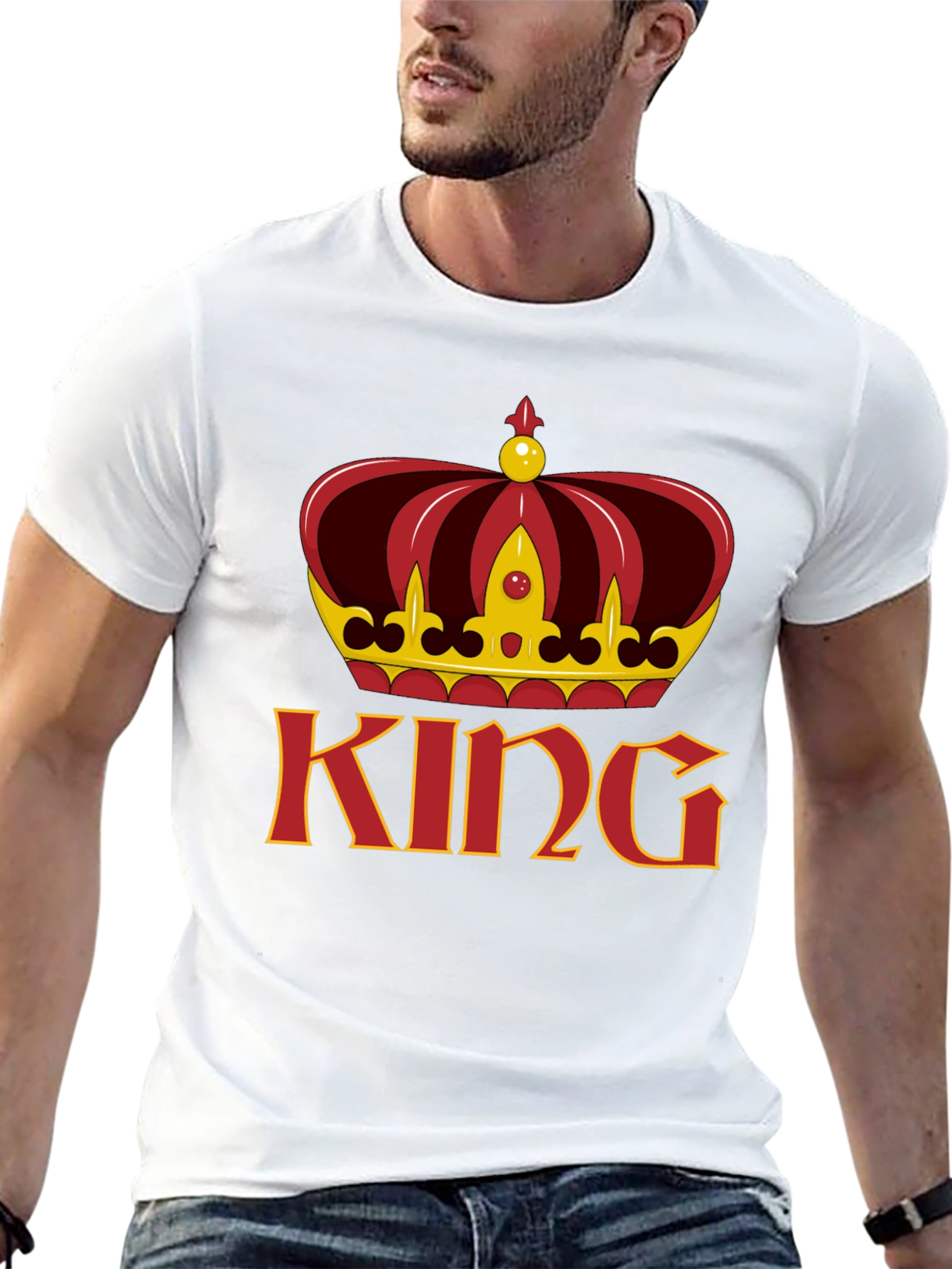 King Crown Graphic Tee - Bold Statement Shirt