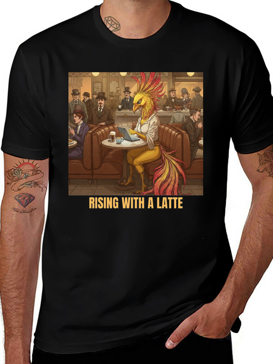 Rising with a Latte T-Shirt